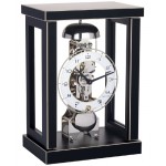 Hermle 23048 tafelklok zwart / chroom