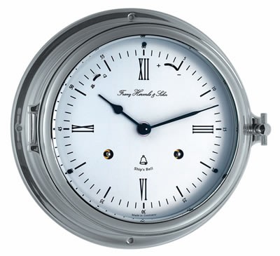 Hermle 35066-000132 scheepsklok die glazen slaat