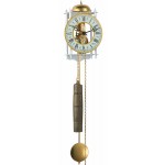 Skeletklok Classic wit/messing Skeletklok Classic wit/messing