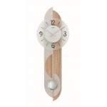 Designklok AMS 7296 sonoma/rvs