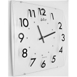 AE177 Witte vierkante wandklok