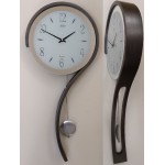 AER-216 wandklok antraciet