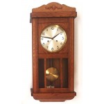 Eiken wandklok Jeka B50 Eiken wandklok Jeka B50