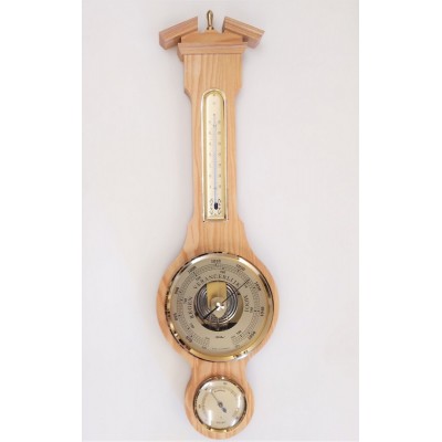 XB Banjo-barometer blank-eiken