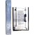Barometer zwart / rvs + glas