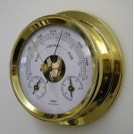 Fischer 1508bth rond messing weerstation