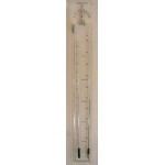 Plexiglas contra-barometer zwart