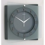 AE11 wandklok, antraciet