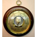 Ronde barometer mahonie Fischer 1436R-22