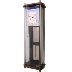 RDS wandklok noten / rvs