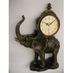 Tafelklok met olifant 'Pendule-Frivole' Tafelklok met olifant 'Pendule-Frivole'