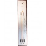 Quattro multiple barometer noten / chroom