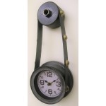 Wandklok industrieel metaal CB312