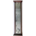 Robert Fitzoy's bakbarometer mahonie/chroom