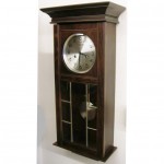 Wandklok R85 noten (mat chroom) Wandklok R85 noten (mat chroom)